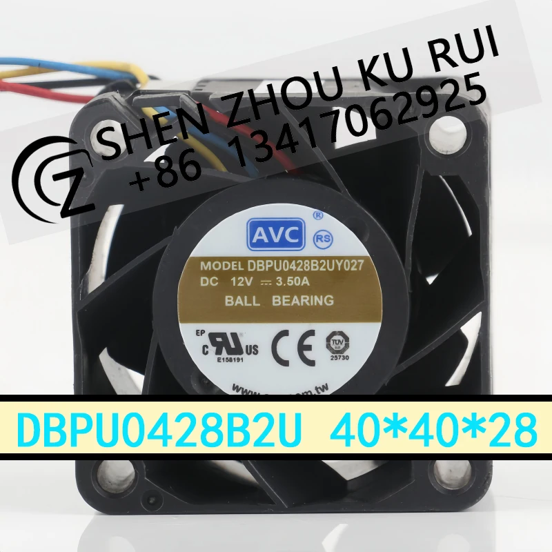 Новый вентилятор охлаждения сервера AVC 12V 3.50A 4028 DBPU0428B2UY027 с высоким объемом воздушного потока для блока питания
Новый вентилятор охлаждения сервера AVC 12V 3.50A 4028 DBPU0428B2UY027 с высоким объемом воздушного потока для блока питания