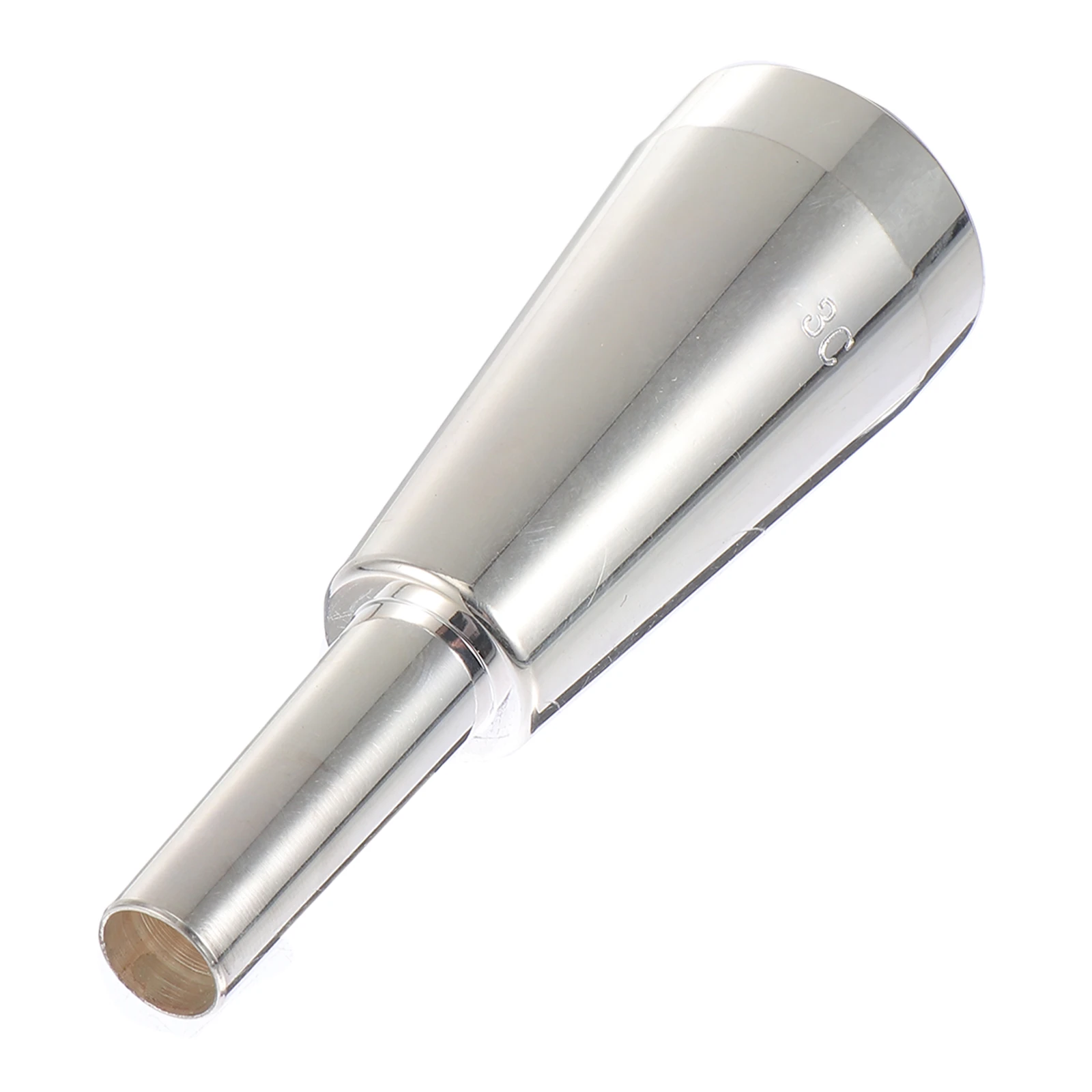 Heavy Mouth Silver Trumpet Mouthpiece 3C for Professional Part Size Concert Outdoor Dinner Accessory 
Heavy Mouth Silver Trumpet Mouthpiece 3C for Professional Part Size Concert Outdoor Dinner Accessory