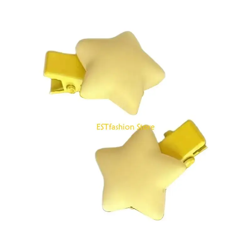 Y5GC 2pcs Yellow Color Star Hair Clip Ponytail Bangs Travel Hairpins Lovely Hairclip
Y5GC 2pcs Yellow Color Star Hair Clip Ponytail Bangs Travel Hairpins Lovely Hairclip