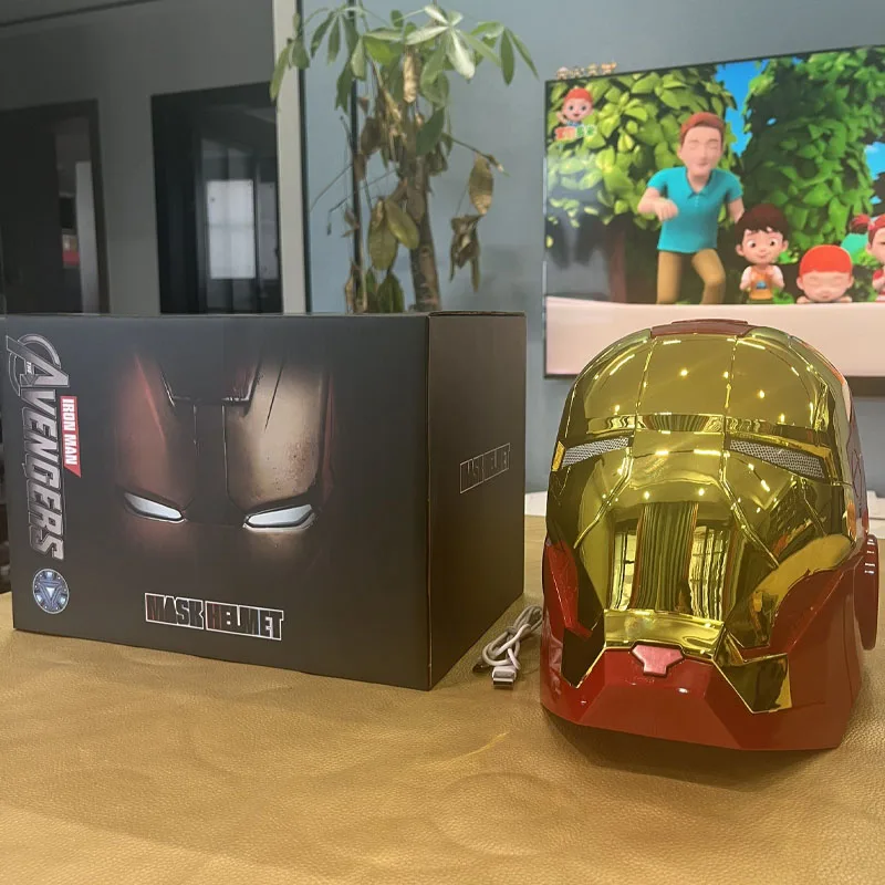Iron Man Mk5 Helmet Jarvis 1 1 Scale Voice Control Led Glowing Open Close Collectible Triple Function For Adult Collection
Iron Man Mk5 Helmet Jarvis 1 1 Scale Voice Control Led Glowing Open Close Collectible Triple Function For Adult Collection
