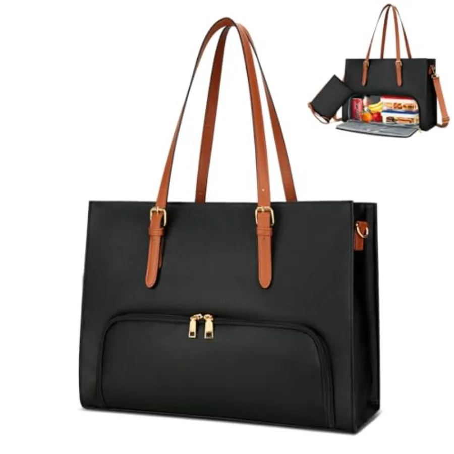 KKXIU Lunch Tote Bag for Women 15.6 Inch Laptop Briefcase Professional Work Purse with Insulated Lunch Compartment Handbags
KKXIU Lunch Tote Bag for Women 15.6 Inch Laptop Briefcase Professional Work Purse with Insulated Lunch Compartment Handbags