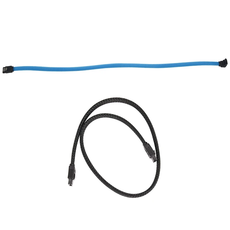 2X 50CM SATA 3.0 III SATA3 7Pin 6Gb/S SSD HDD Hard Disk Data Cord With Nylon Sleeved Premium Version(Blue&Black)
2X 50CM SATA 3.0 III SATA3 7Pin 6Gb/S SSD HDD Hard Disk Data Cord With Nylon Sleeved Premium Version(Blue&Black)