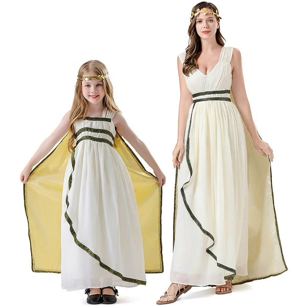 Halloween Ancient Goddess Queen Cosplay Children Adults Parent Child Makeup Dance Performance Costume Traditional Chinese Eth...
Halloween Ancient Goddess Queen Cosplay Children Adults Parent Child Makeup Dance Performance Costume Traditional Chinese Eth...