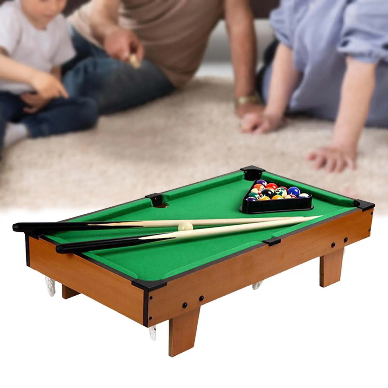 Pool Table Set Home Use Mini Tabletop Billiards Desktop Snooker for Family
Pool Table Set Home Use Mini Tabletop Billiards Desktop Snooker for Family
