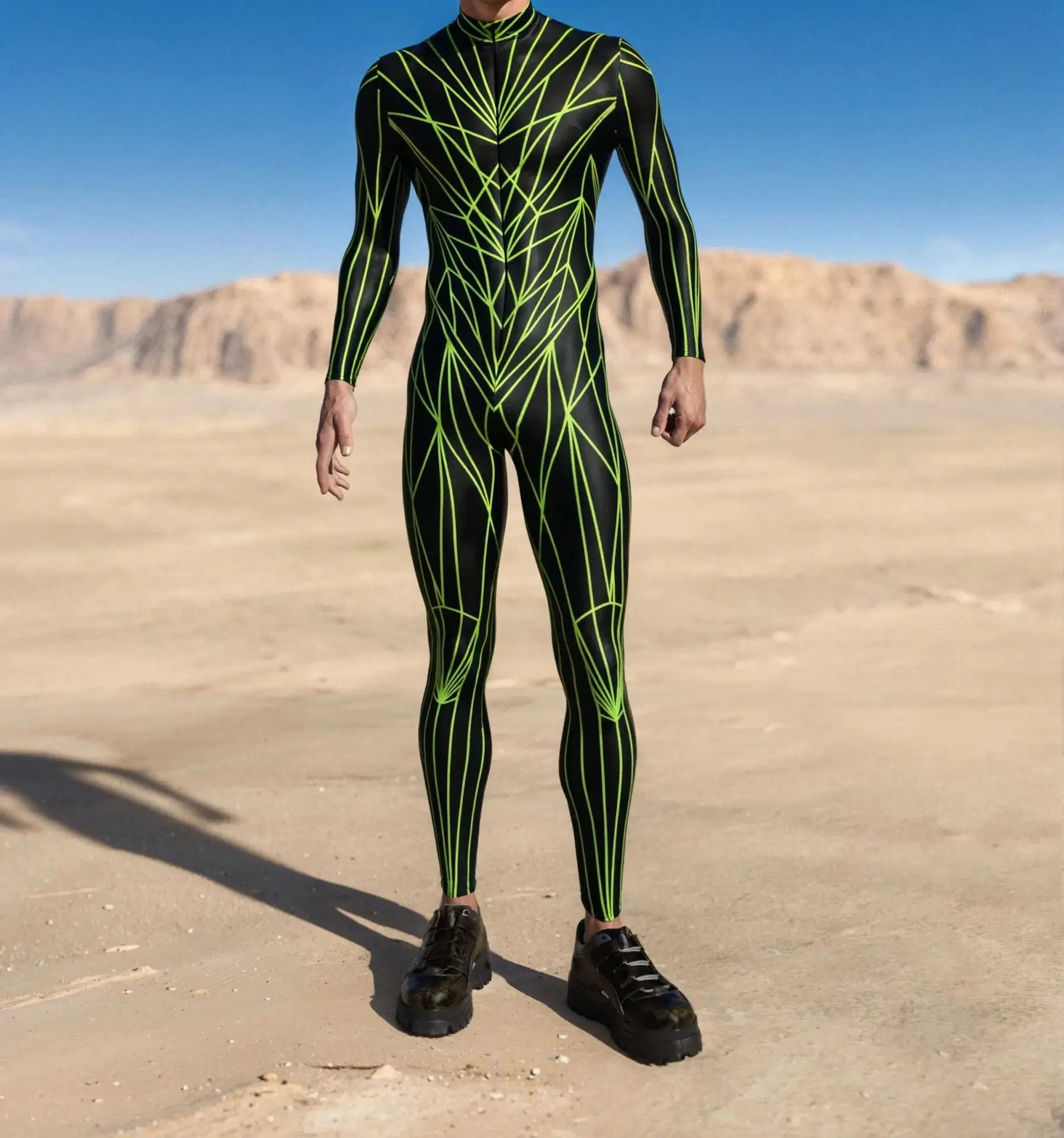Cyberpunk Muscle Snakeskin Jumpsuit Digital Printing Adult Halloween Cosplay Bodysuit Unisex Carnival Party Tights
Cyberpunk Muscle Snakeskin Jumpsuit Digital Printing Adult Halloween Cosplay Bodysuit Unisex Carnival Party Tights