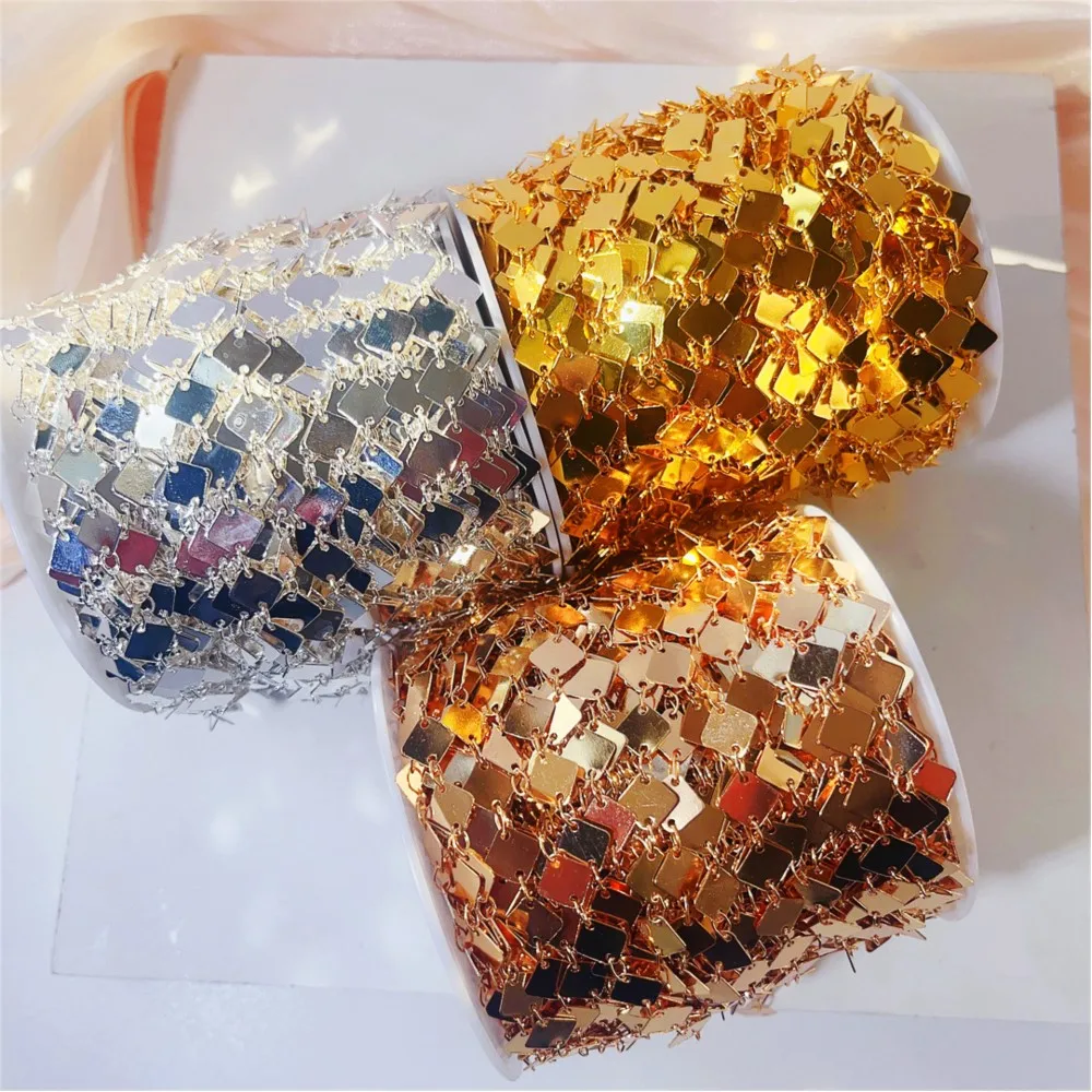 2Meter Gold Plated Brass Rhombus Geometric Copper Chains For DIY Bracelet Necklace Ankles Chain Jewelry Making Accessories
2Meter Gold Plated Brass Rhombus Geometric Copper Chains For DIY Bracelet Necklace Ankles Chain Jewelry Making Accessories