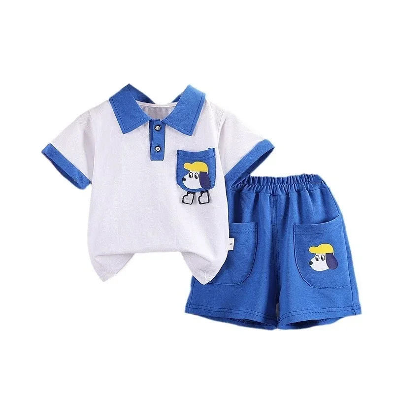 New Summer Baby Clothes Suit Children Boys Casual T-Shirt Shorts 2Pcs/Set Kids Clothing Infant Cotton Costume Toddler Tracksuits
New Summer Baby Clothes Suit Children Boys Casual T-Shirt Shorts 2Pcs/Set Kids Clothing Infant Cotton Costume Toddler Tracksuits