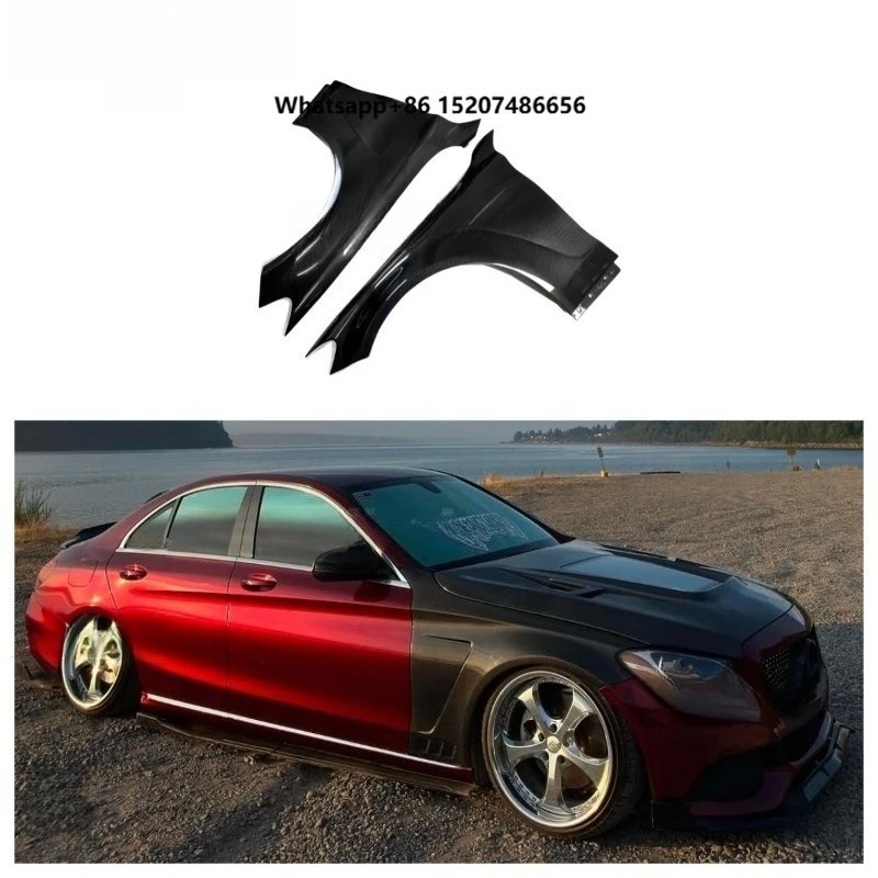 Style Carbon Fiber Fenders W205 C Class C250 C300 C43 Coupe/Sedan 2015-2021 Car Side Fender With Vent
Style Carbon Fiber Fenders W205 C Class C250 C300 C43 Coupe/Sedan 2015-2021 Car Side Fender With Vent