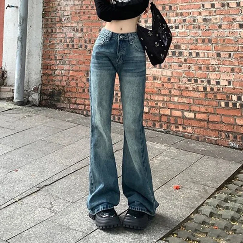 2026 Lady Casual Thin Flared Jeans Girls Vintage High Waist Straight Leg Denim Pants Women Korean Slim Fit Trousers
2026 Lady Casual Thin Flared Jeans Girls Vintage High Waist Straight Leg Denim Pants Women Korean Slim Fit Trousers