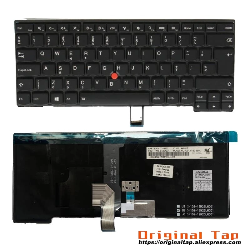 NL Dutch Backlit Keyboard for Lenovo Thinkpad T440 T440s T431s T440p T450 T450s T460 04X0120 00HW856 01AX329 04X0158
NL Dutch Backlit Keyboard for Lenovo Thinkpad T440 T440s T431s T440p T450 T450s T460 04X0120 00HW856 01AX329 04X0158