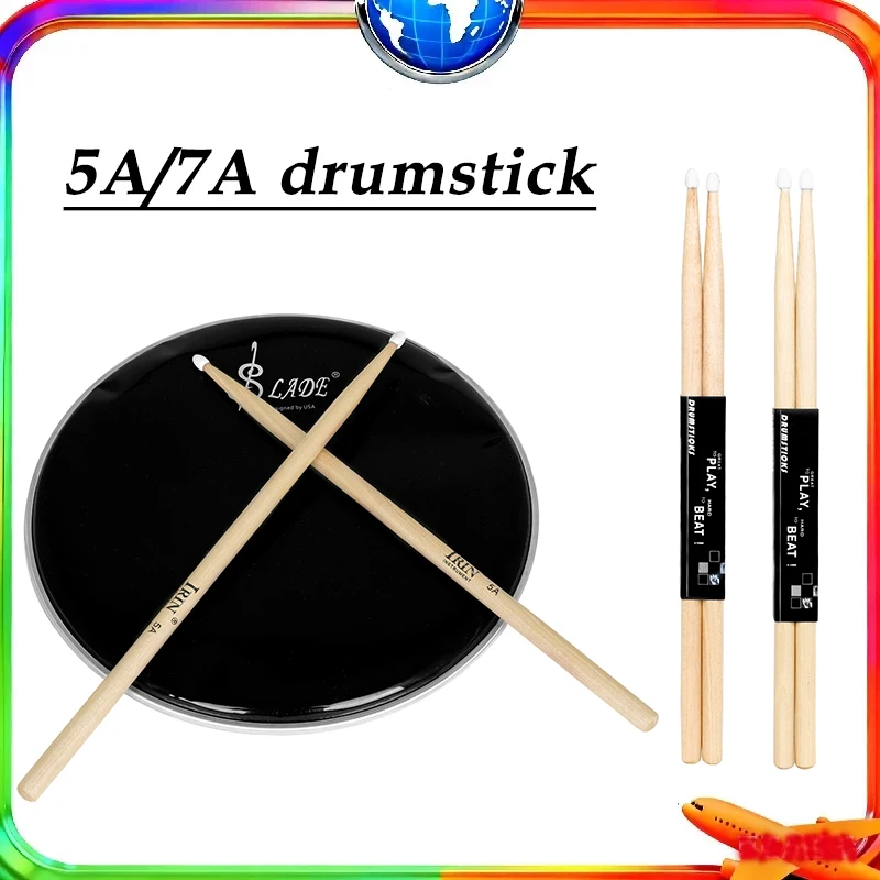 IRIN Drum Sticks Maple Classic Waterdrop Tip Nylon Drumstick Sticks-Ideal for Beginners Stage Performers Accessories Parts
IRIN Drum Sticks Maple Classic Waterdrop Tip Nylon Drumstick Sticks-Ideal for Beginners Stage Performers Accessories Parts