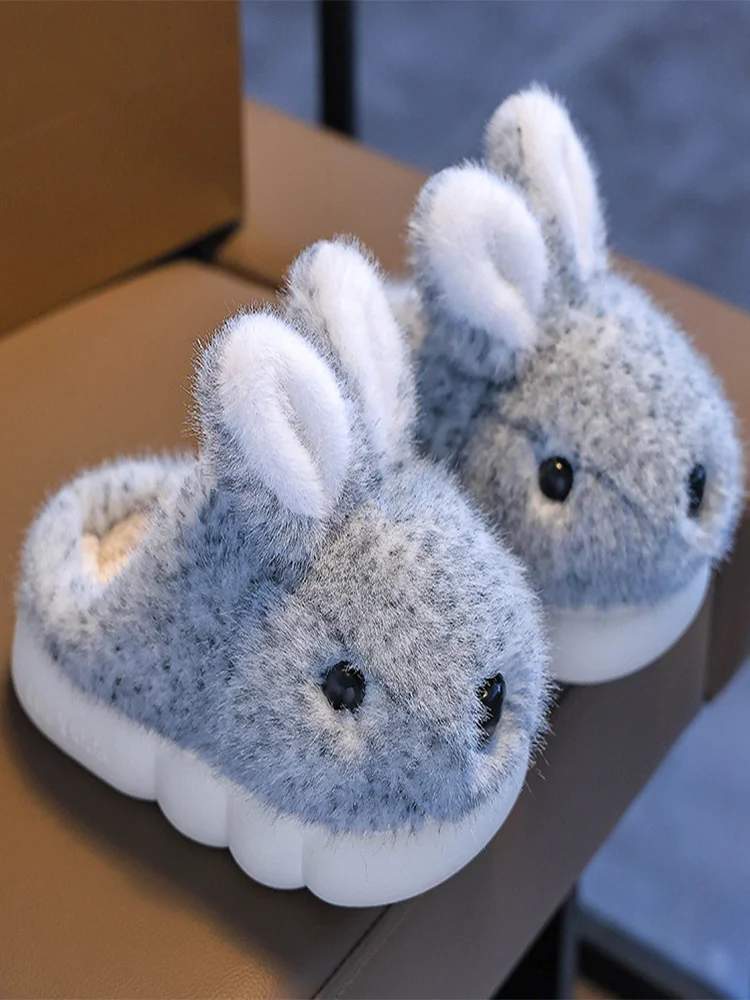 Winter Kids Cotton Slippers Boys and Girls Warm Plush Cute Rabbit Home Slippers
Winter Kids Cotton Slippers Boys and Girls Warm Plush Cute Rabbit Home Slippers