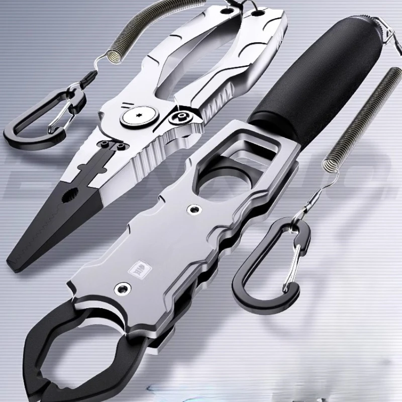 Professional Fishing Lip Grip with Built-in Digital Scale, Heavy Duty Stainless Steel Fish Pliers for Big Game Kayak Fishing
Professional Fishing Lip Grip with Built-in Digital Scale, Heavy Duty Stainless Steel Fish Pliers for Big Game Kayak Fishing