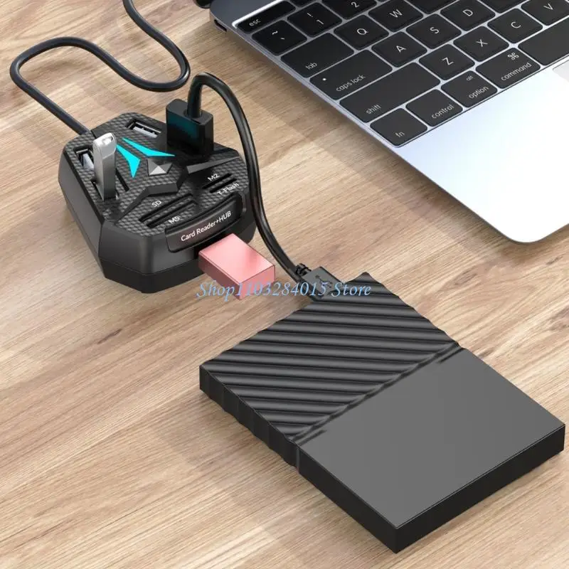 R6FF Portable USB 2.0 Docking Station With MS M.2 Card Reader And 2/4 USB Port Enhancing Work Efficiency
R6FF Portable USB 2.0 Docking Station With MS M.2 Card Reader And 2/4 USB Port Enhancing Work Efficiency