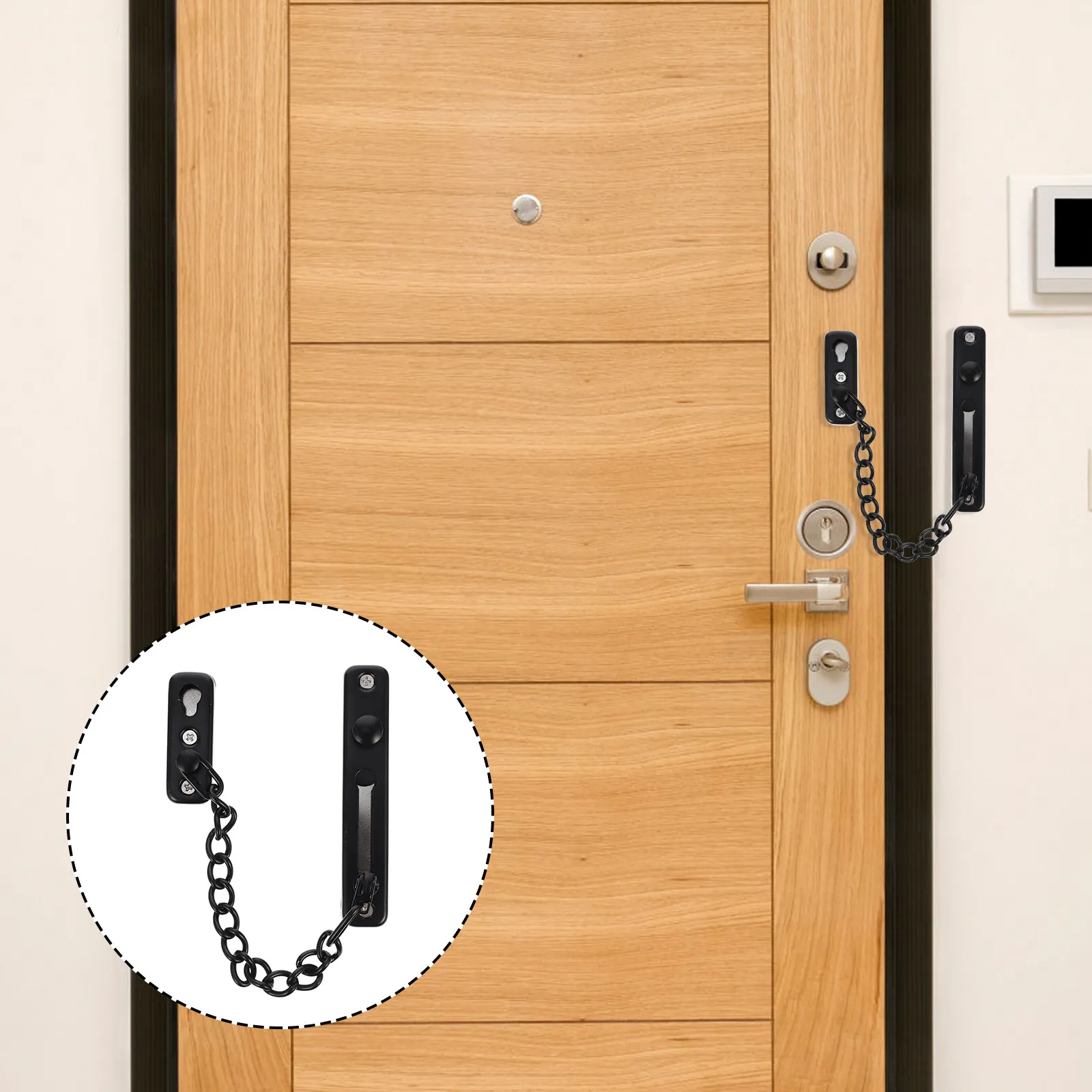 Усиленная дверная цепочка-замок из нержавеющей стали: Премиальная цепная защелка для внутренних дверей, обеспечивающая дополнительную безопасность дома
Усиленная дверная цепочка-замок из нержавеющей стали: Премиальная цепная защелка для внутренних дверей, обеспечивающая дополнительную безопасность дома