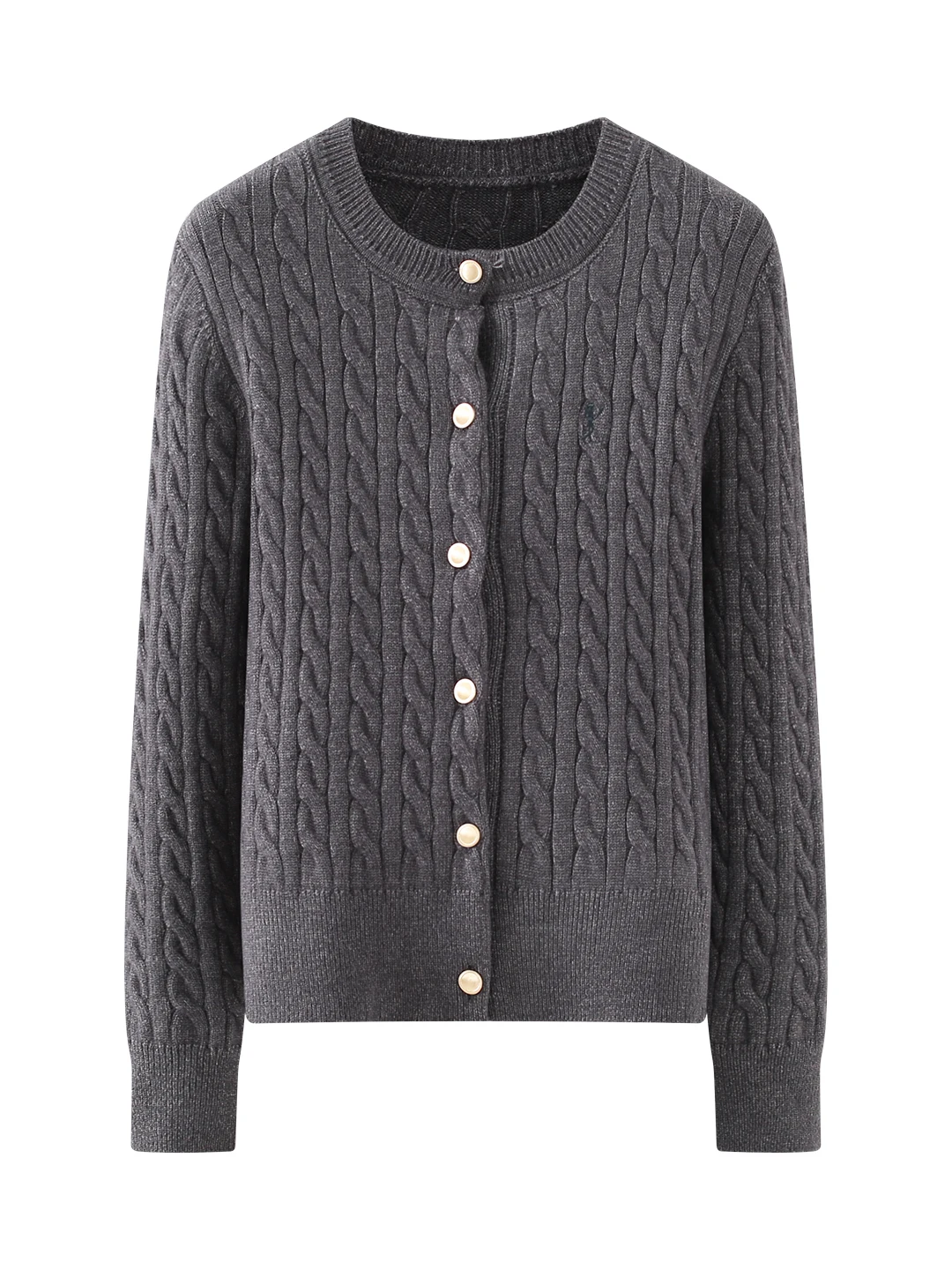 Retro Knitted Cardigan Embroidered round Neck Loose Fit Women's Autumn Fashion Outerwear Button Detail Casual Style
Retro Knitted Cardigan Embroidered round Neck Loose Fit Women's Autumn Fashion Outerwear Button Detail Casual Style