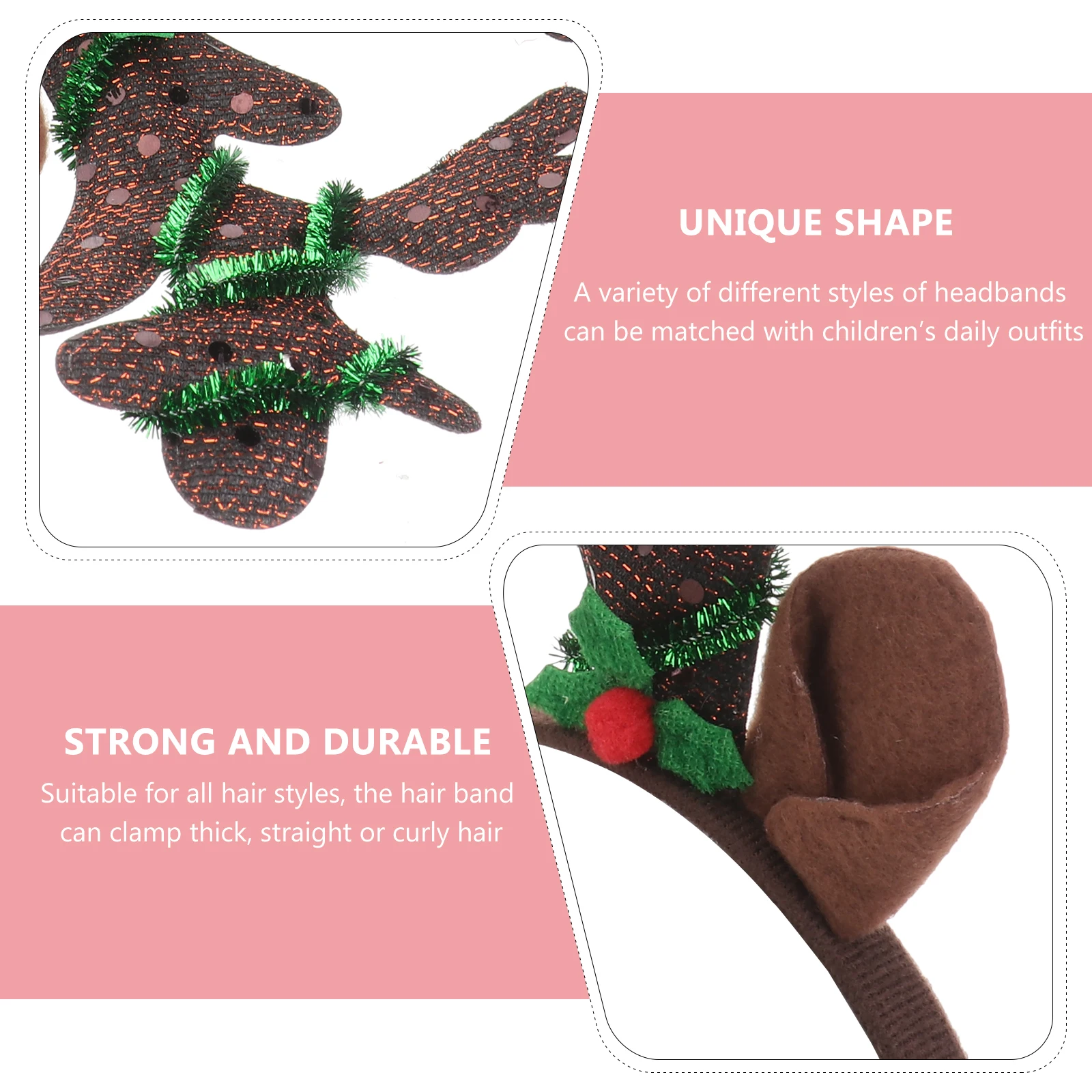 2pcs Christmas Antler Hair Bands Lightweight Non-Fading Party Headdress For Kids Costume Carnival Decoration Adorable Hair Hoops 
2pcs Christmas Antler Hair Bands Lightweight Non-Fading Party Headdress For Kids Costume Carnival Decoration Adorable Hair Hoops