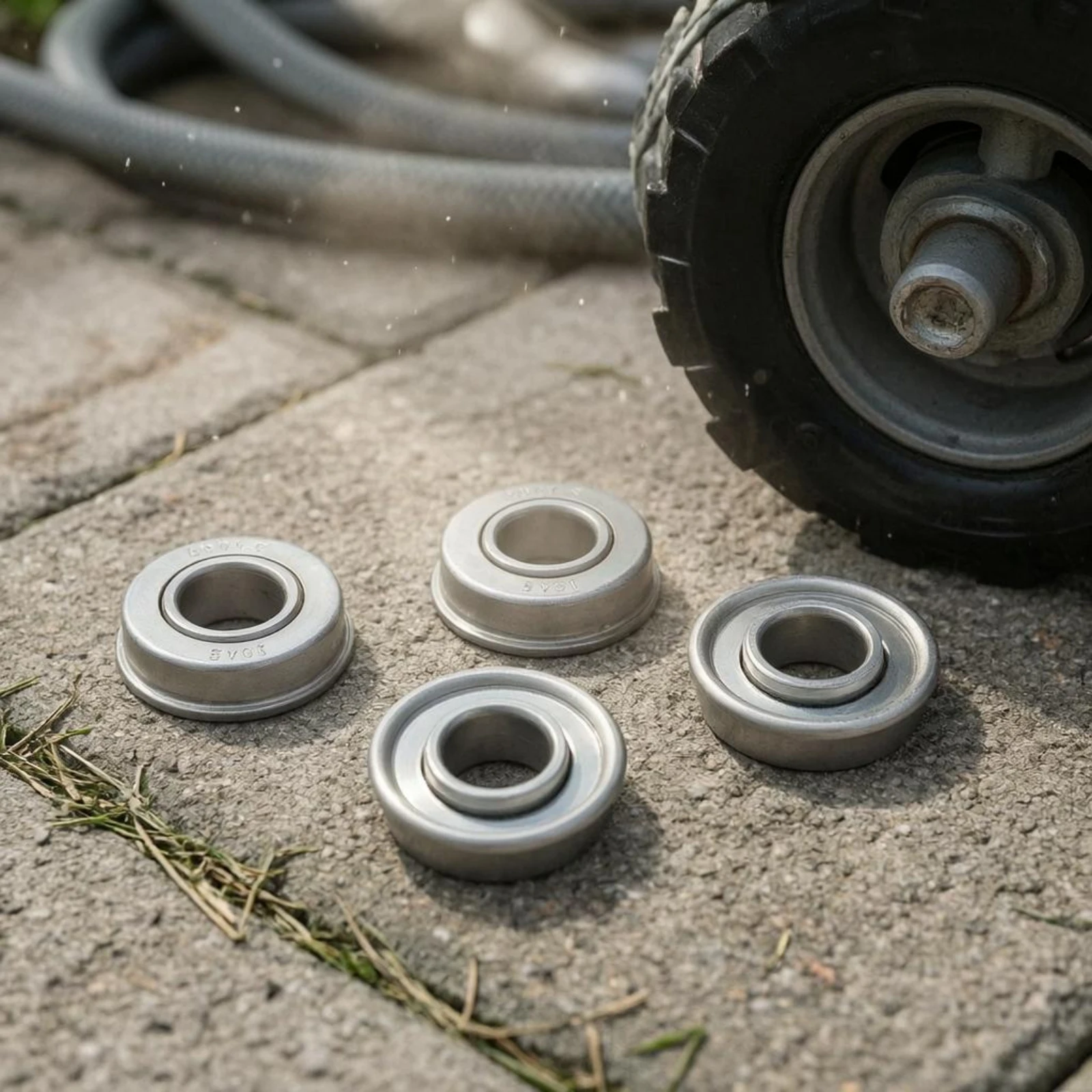 4 Pieces Mower Wheel Bearing Washer Flat Lawn Mower Wheel Bearing Machine Part Compact
4 Pieces Mower Wheel Bearing Washer Flat Lawn Mower Wheel Bearing Machine Part Compact