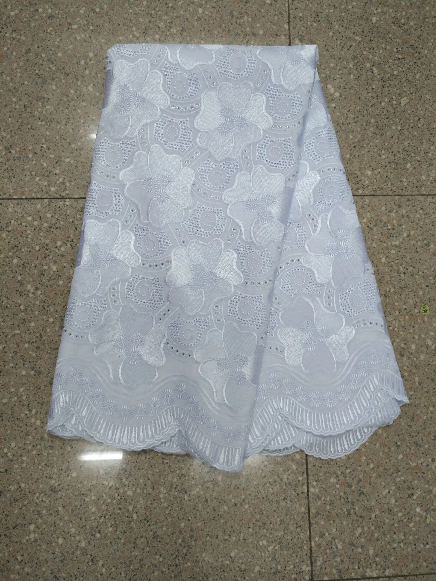 African Cotton Lace Fabric Aqua Color Best Quality New Stuff Material Nigerian For Sew Wedding Dress
African Cotton Lace Fabric Aqua Color Best Quality New Stuff Material Nigerian For Sew Wedding Dress