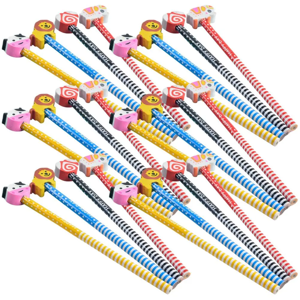 30 Pcs Cartoon Pencils Kids Bulk Erasable Kawaii School Practical Pencil With Eraser For Children Writing Office Home Use
30 Pcs Cartoon Pencils Kids Bulk Erasable Kawaii School Practical Pencil With Eraser For Children Writing Office Home Use