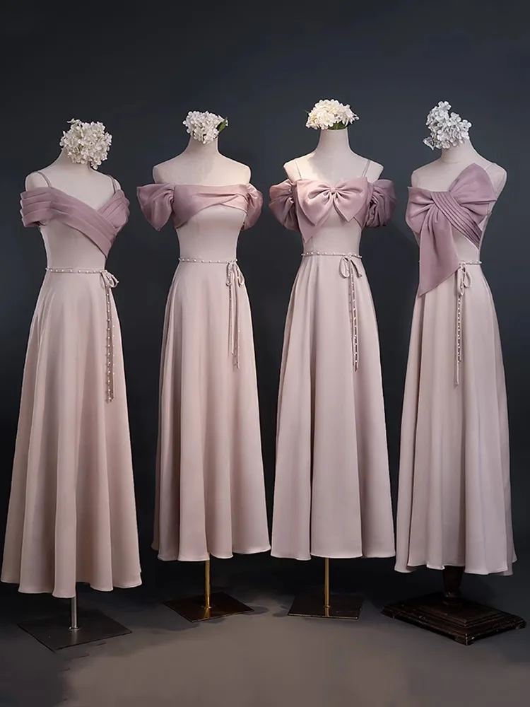 Новинка Весна 2025: Высококачественные розовые платья для подружек невесты, простые и элегантные, для свадеб и торжеств.
Новинка Весна 2025: Высококачественные розовые платья для подружек невесты, простые и элегантные, для свадеб и торжеств.