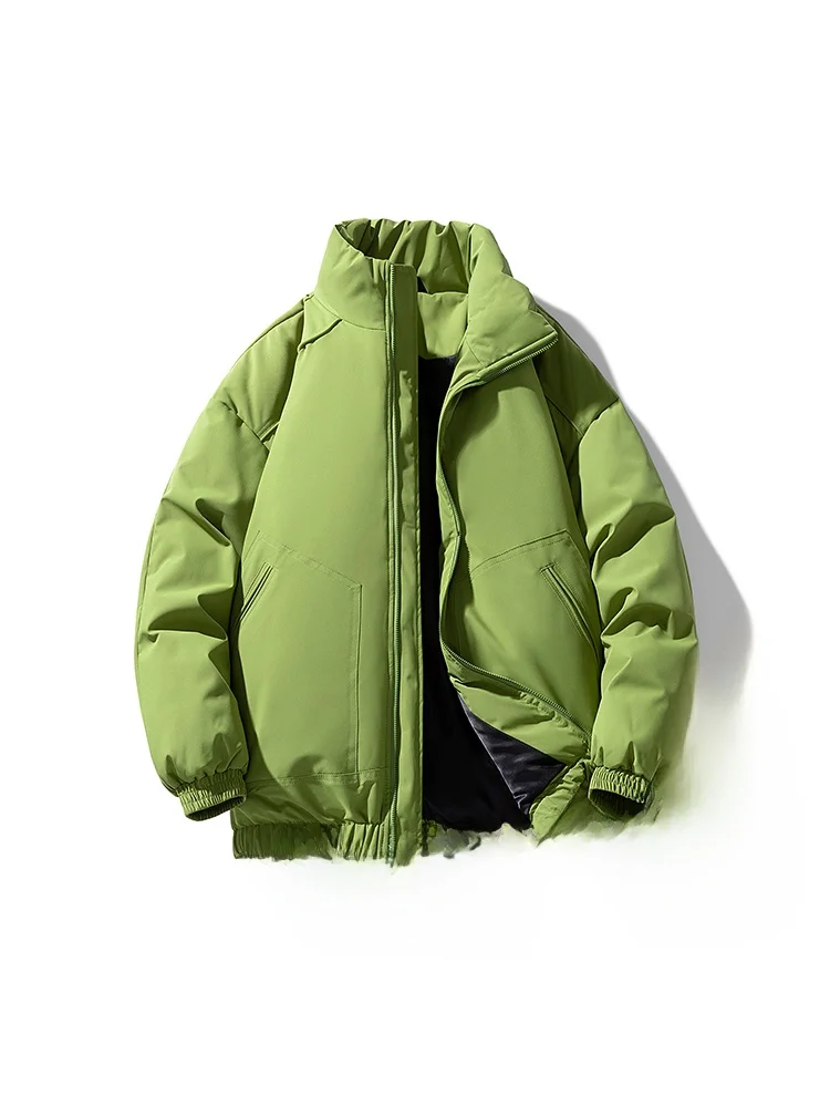 Men's Casual Loose Fit Thiened Cotton Jaet Stand Collar Winter Warm Outerwear Polyester Fiber Long Sve Zipper Closure
Men's Casual Loose Fit Thiened Cotton Jaet Stand Collar Winter Warm Outerwear Polyester Fiber Long Sve Zipper Closure