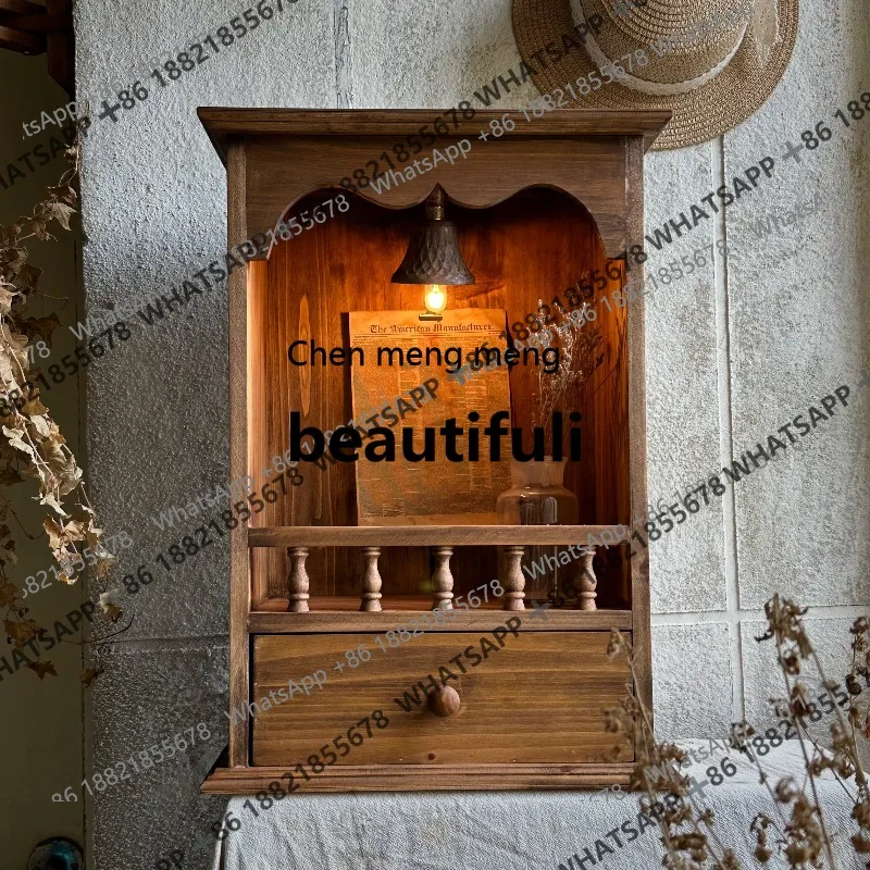 Mid-Century Display Cabinet Solid Wood Retro Style B&B Restaurant Decoration Cabinet Desktop Display Rack
Mid-Century Display Cabinet Solid Wood Retro Style B&B Restaurant Decoration Cabinet Desktop Display Rack