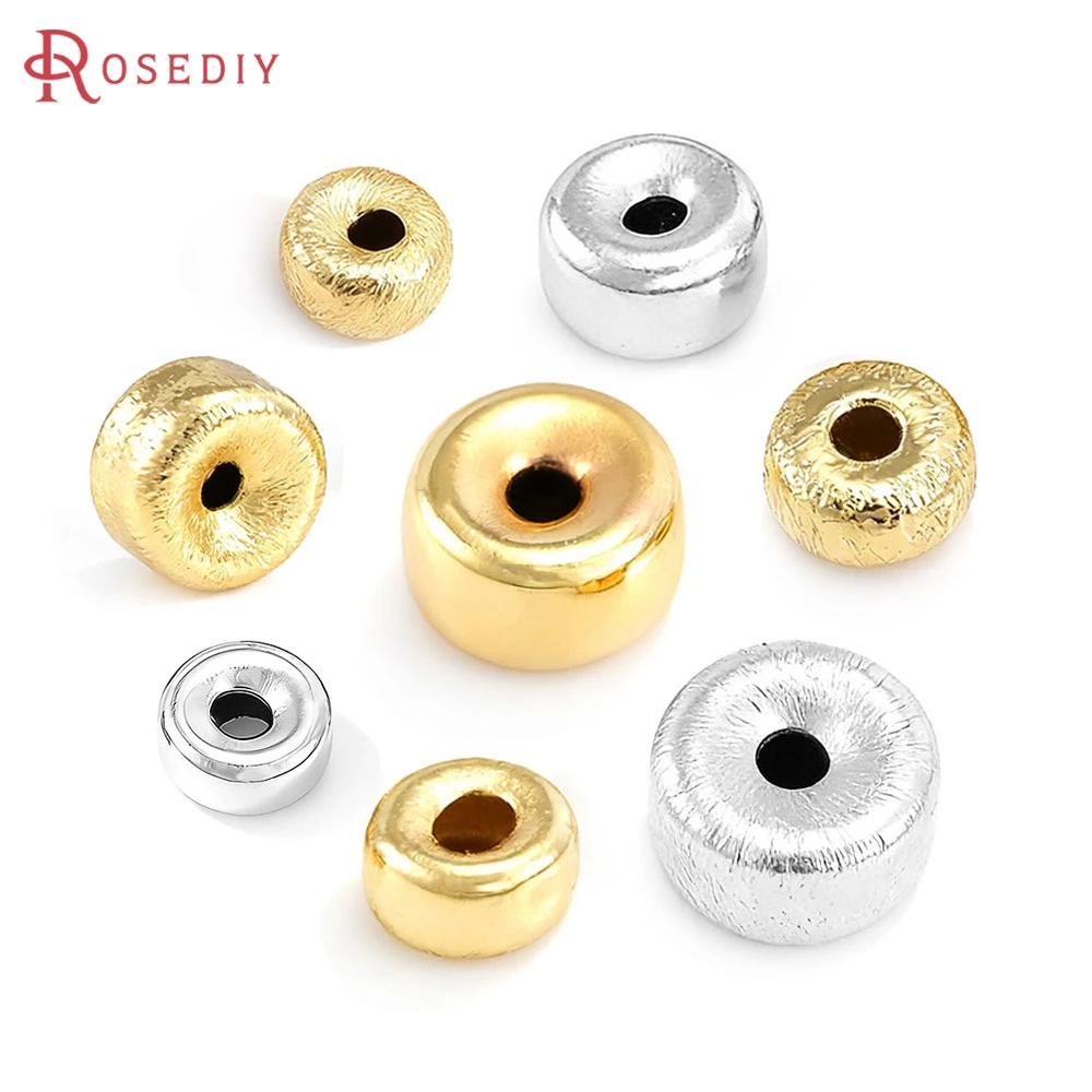 18K Gold Color Brass Wheel Spacer Beads Bracelets Beads High Quality Necklace Earrings Jewelry Diy Accessories Making Supplies
18K Gold Color Brass Wheel Spacer Beads Bracelets Beads High Quality Necklace Earrings Jewelry Diy Accessories Making Supplies