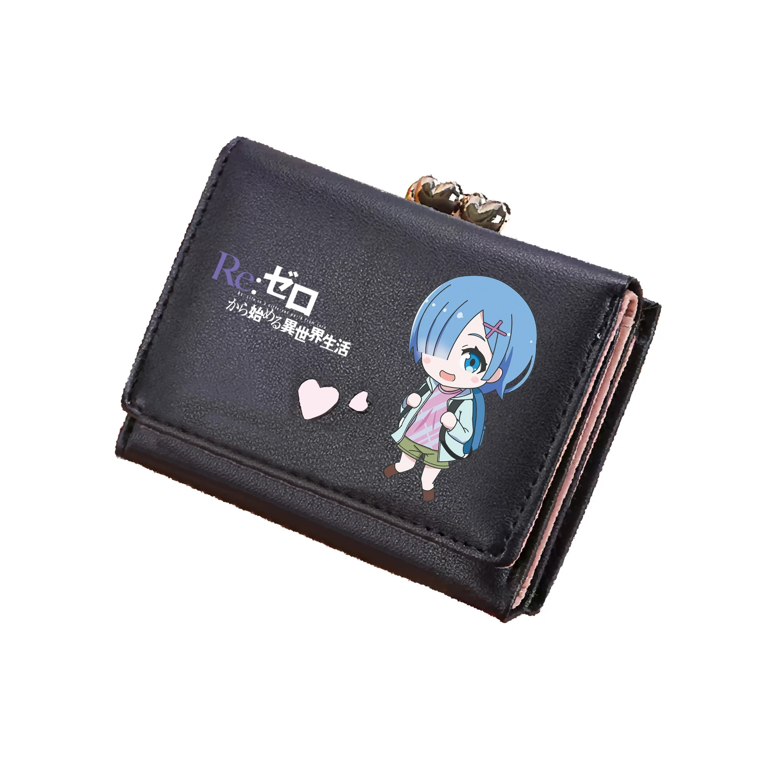 Аниме Ram Rem Emilia, маленькие короткие кошельки для монет, розовый держатель для удостоверений личности, милые кошельки, женские сумки для денег, женский клатч
Аниме Ram Rem Emilia, маленькие короткие кошельки для монет, розовый держатель для удостоверений личности, милые кошельки, женские сумки для денег, женский клатч