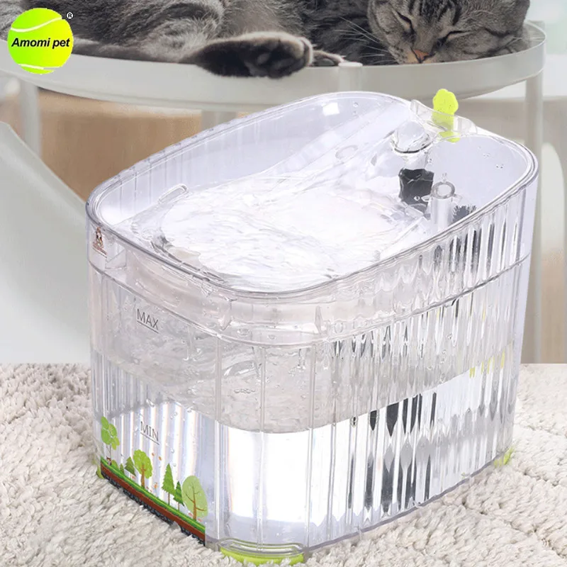 2L Cat Water Fountain Auto Filter USB Electric Cat Water Drinking Bowl Recirculate Filtring Pet Cat Fountain Drinker Accessories
2L Cat Water Fountain Auto Filter USB Electric Cat Water Drinking Bowl Recirculate Filtring Pet Cat Fountain Drinker Accessories