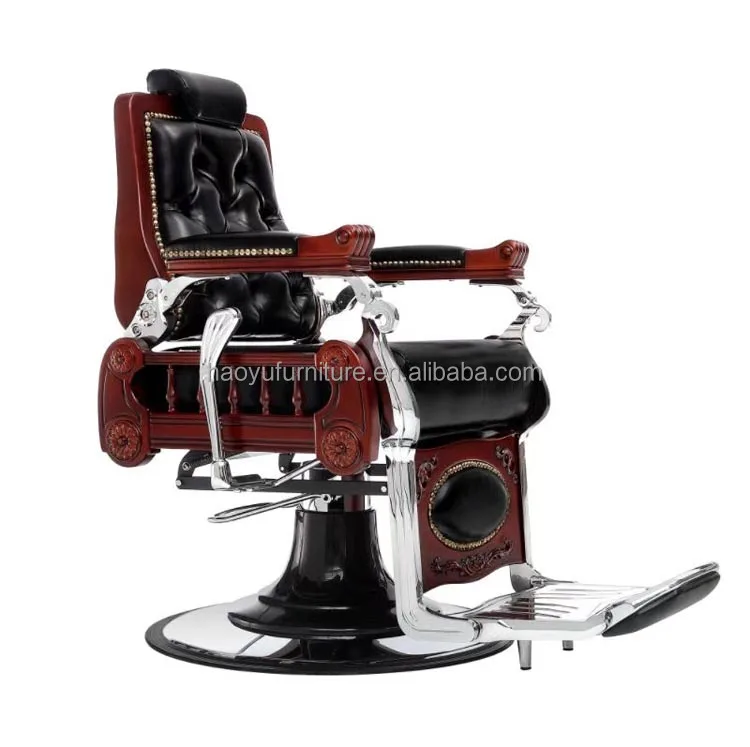 Сверхмощное парикмахерское кресло в античном стиле с бронзовыми заклепками
Сверхмощное парикмахерское кресло в античном стиле с бронзовыми заклепками