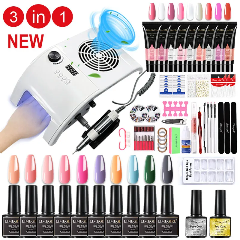 Manicure Kit Acrylic Manicure Kit with LED Nail Light Semi-Permanent Varnish Acrylic Extension Gel Kit Professional Manicure Too
Manicure Kit Acrylic Manicure Kit with LED Nail Light Semi-Permanent Varnish Acrylic Extension Gel Kit Professional Manicure Too