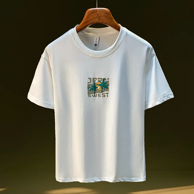 2025 summer thin short sleeved T-shirt for men with simple print, loose and quick drying trend, casual half sleeved clothes
2025 summer thin short sleeved T-shirt for men with simple print, loose and quick drying trend, casual half sleeved clothes
