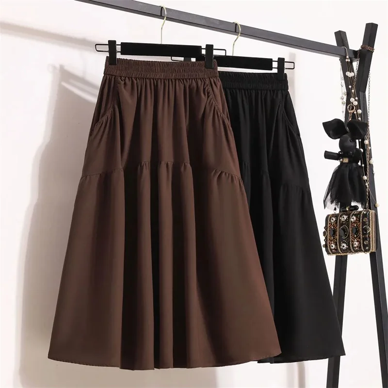 Large Size Summer Skirt Female 2025 Explosions New Fashion Skirts Women High Waist High Sense Joker Umbrella Long Skirt Lady
Large Size Summer Skirt Female 2025 Explosions New Fashion Skirts Women High Waist High Sense Joker Umbrella Long Skirt Lady