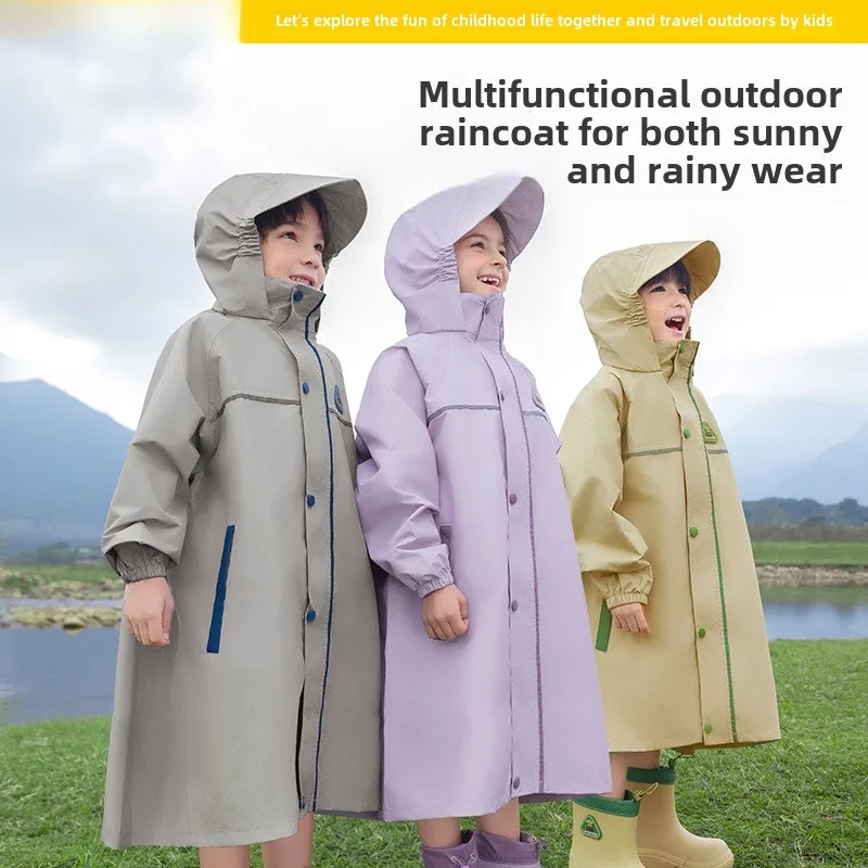 6-12Y Baby children's raincoat for primary school students schoolbags boys girls to school rain poncho raincoat 100-160cm
6-12Y Baby children's raincoat for primary school students schoolbags boys girls to school rain poncho raincoat 100-160cm