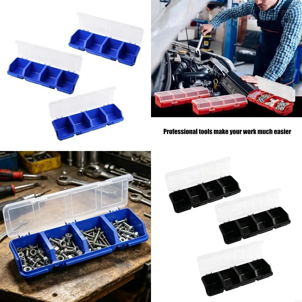 Clear Lid Box Container For Hardware Tool Nails Bolts And Accessories M4YD
Clear Lid Box Container For Hardware Tool Nails Bolts And Accessories M4YD