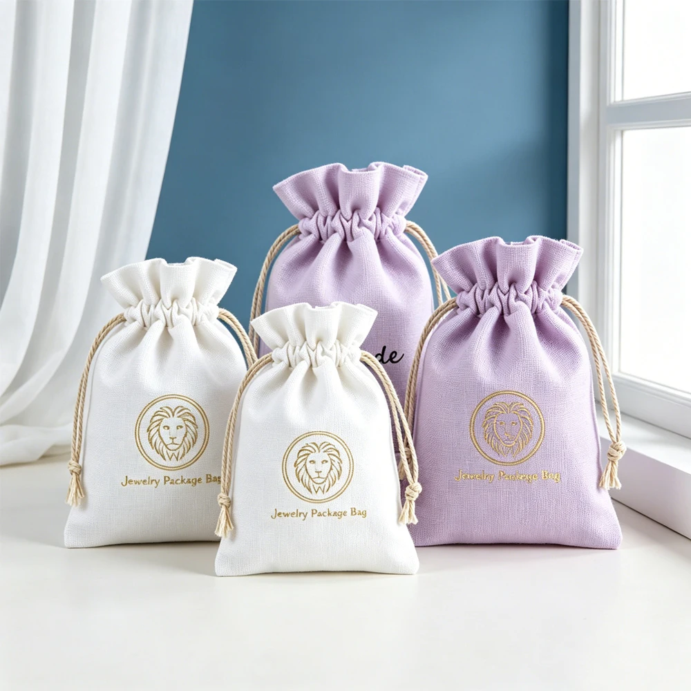 50Pcs Custom Logo Jewelry Bag 100% Organic Cotton Canvas Pouch Small Cotton Drawstring Bag With Logo for Gift Jewelry Packaging
50Pcs Custom Logo Jewelry Bag 100% Organic Cotton Canvas Pouch Small Cotton Drawstring Bag With Logo for Gift Jewelry Packaging
