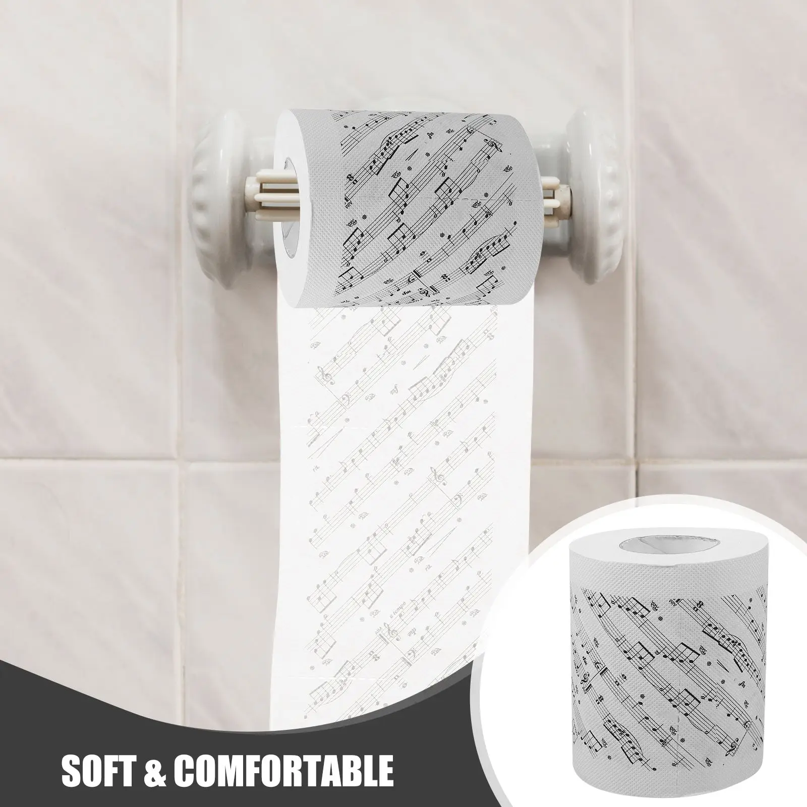 Music Notes Toilet Paper Tissue Rolls Bathroom Decor Musical Pattern Sanitary Paper Hygiene Use Gift Idea For
Music Notes Toilet Paper Tissue Rolls Bathroom Decor Musical Pattern Sanitary Paper Hygiene Use Gift Idea For