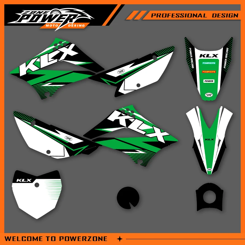 Графические наклейки Powerzone, наклейки для мотоцикла KAWASAKI KLX110 2010 2011 2012 2013 2014-2020 110 KLX, фон на заказ 02
Графические наклейки Powerzone, наклейки для мотоцикла KAWASAKI KLX110 2010 2011 2012 2013 2014-2020 110 KLX, фон на заказ 02