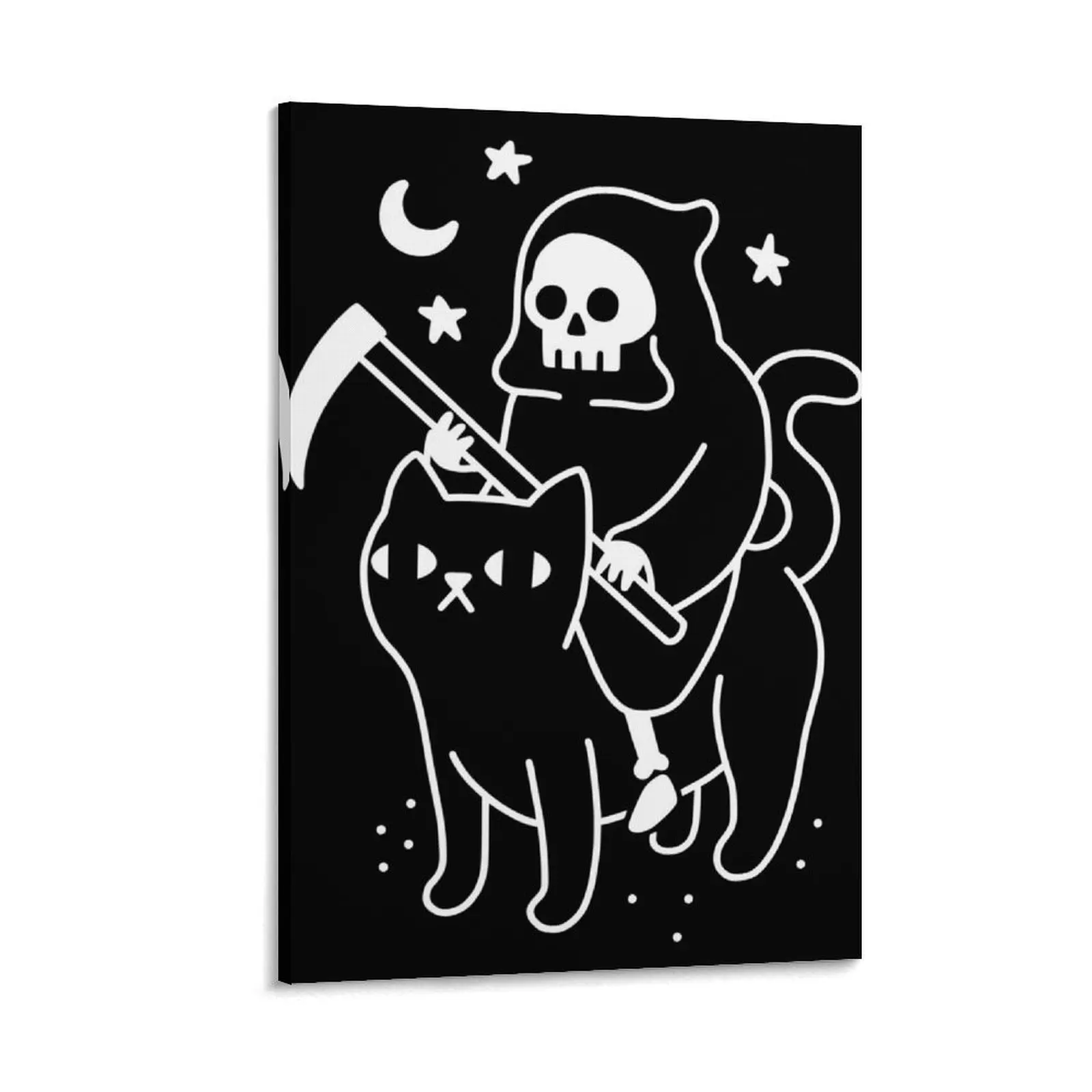 Death Rides A Black Cat Canvas Painting posters for room wall decoration paintings korean room decor decorative items for home
Death Rides A Black Cat Canvas Painting posters for room wall decoration paintings korean room decor decorative items for home