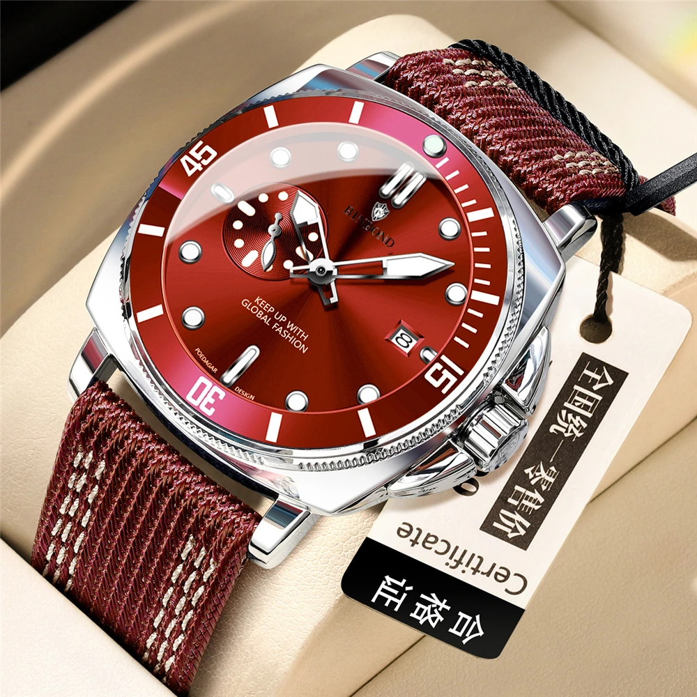 44mm New Chornograph Sports Red Nylon Mens Automatic Watches For Man Watch Luxury Brand Fashion Quartz Wristwatches Men Clock
44mm New Chornograph Sports Red Nylon Mens Automatic Watches For Man Watch Luxury Brand Fashion Quartz Wristwatches Men Clock