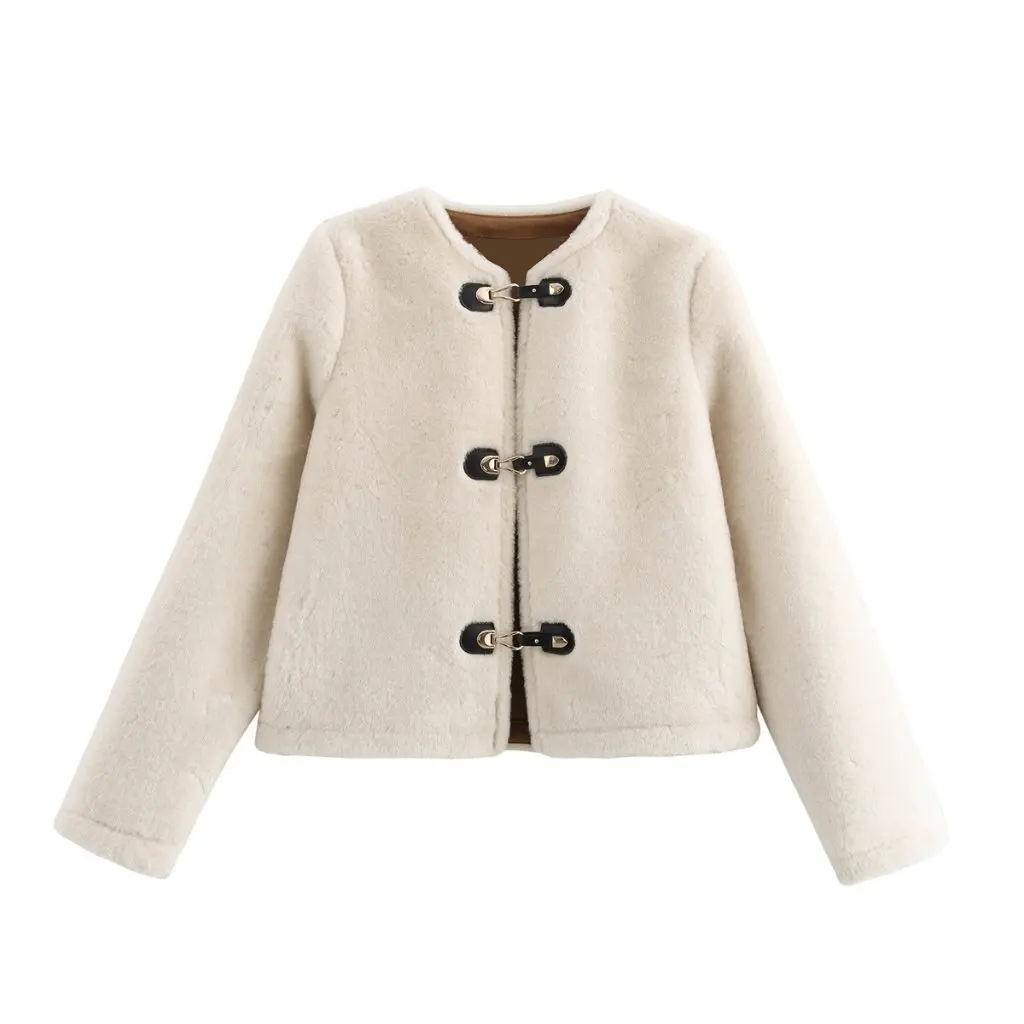 Autumn Fashion Joker Double-Sided Knot Jacket European American Style Women's Coat Trendy Trade
Autumn Fashion Joker Double-Sided Knot Jacket European American Style Women's Coat Trendy Trade