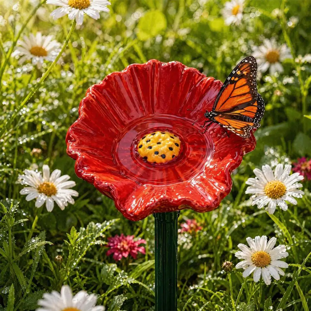 Yard Art Decor Bee Watering Station with Flower Design Colorful Butterfly Bee Bath Bowl Outdoor Garden Yard Decor Bee Feeder
Yard Art Decor Bee Watering Station with Flower Design Colorful Butterfly Bee Bath Bowl Outdoor Garden Yard Decor Bee Feeder