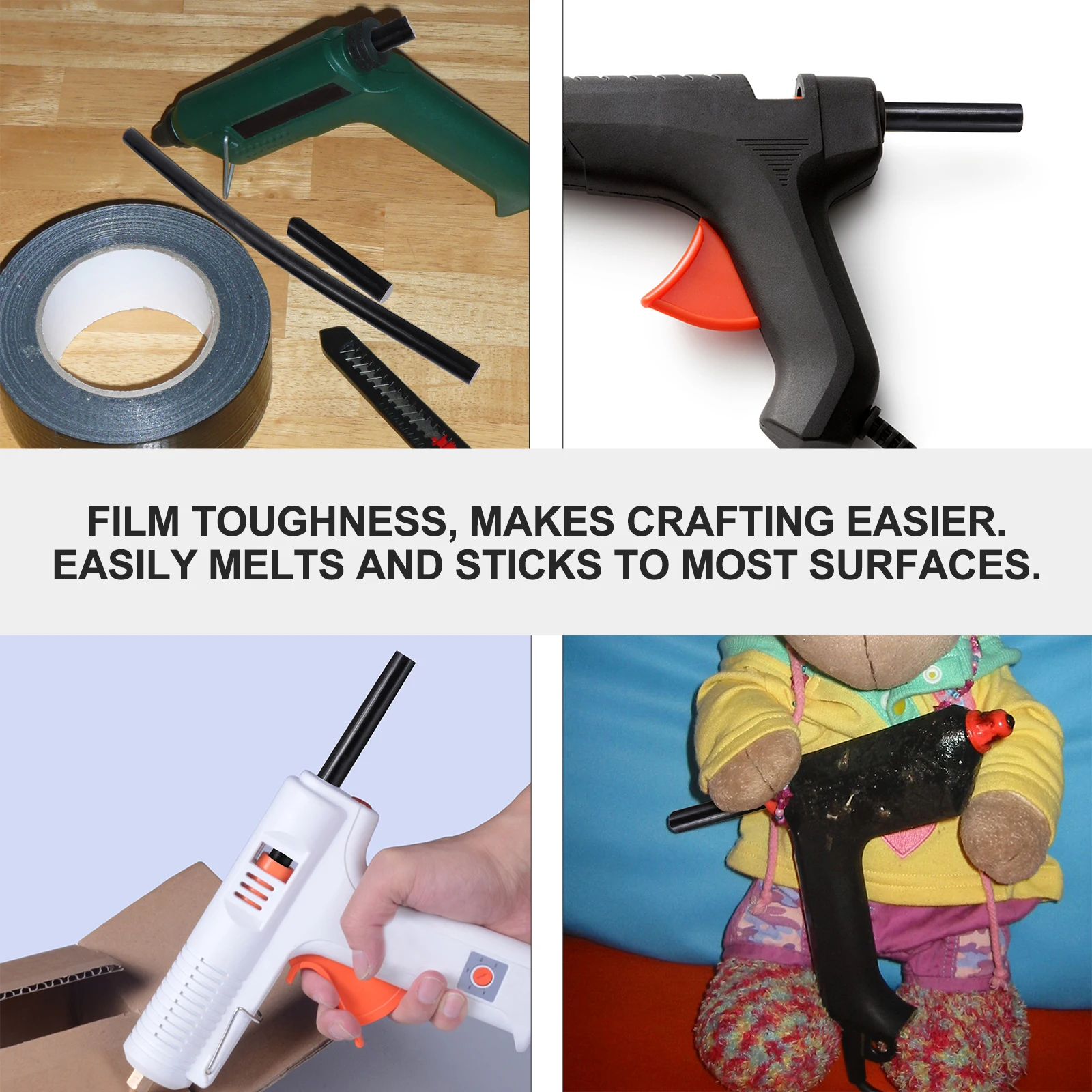 12 Hot Glue Sticks High Temp Resistant Clear Strong Adhesive Craft Supplies Hardware Coating Sealing Durability Safe Use Quickly
12 Hot Glue Sticks High Temp Resistant Clear Strong Adhesive Craft Supplies Hardware Coating Sealing Durability Safe Use Quickly