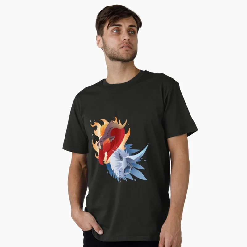 Teostra Toa Tesukatora Monster hunter world Gift T-Shirt Lords of Fire and Ice Men's Short Sleeve Graphic clothes All size tops
Teostra Toa Tesukatora Monster hunter world Gift T-Shirt Lords of Fire and Ice Men's Short Sleeve Graphic clothes All size tops