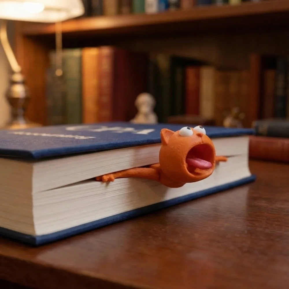Creative 3D Lazy Cat Bookmark Cute Multi-functional Reading Book Clip Reading Tool Funny Cat Reading Bookmark School
Creative 3D Lazy Cat Bookmark Cute Multi-functional Reading Book Clip Reading Tool Funny Cat Reading Bookmark School