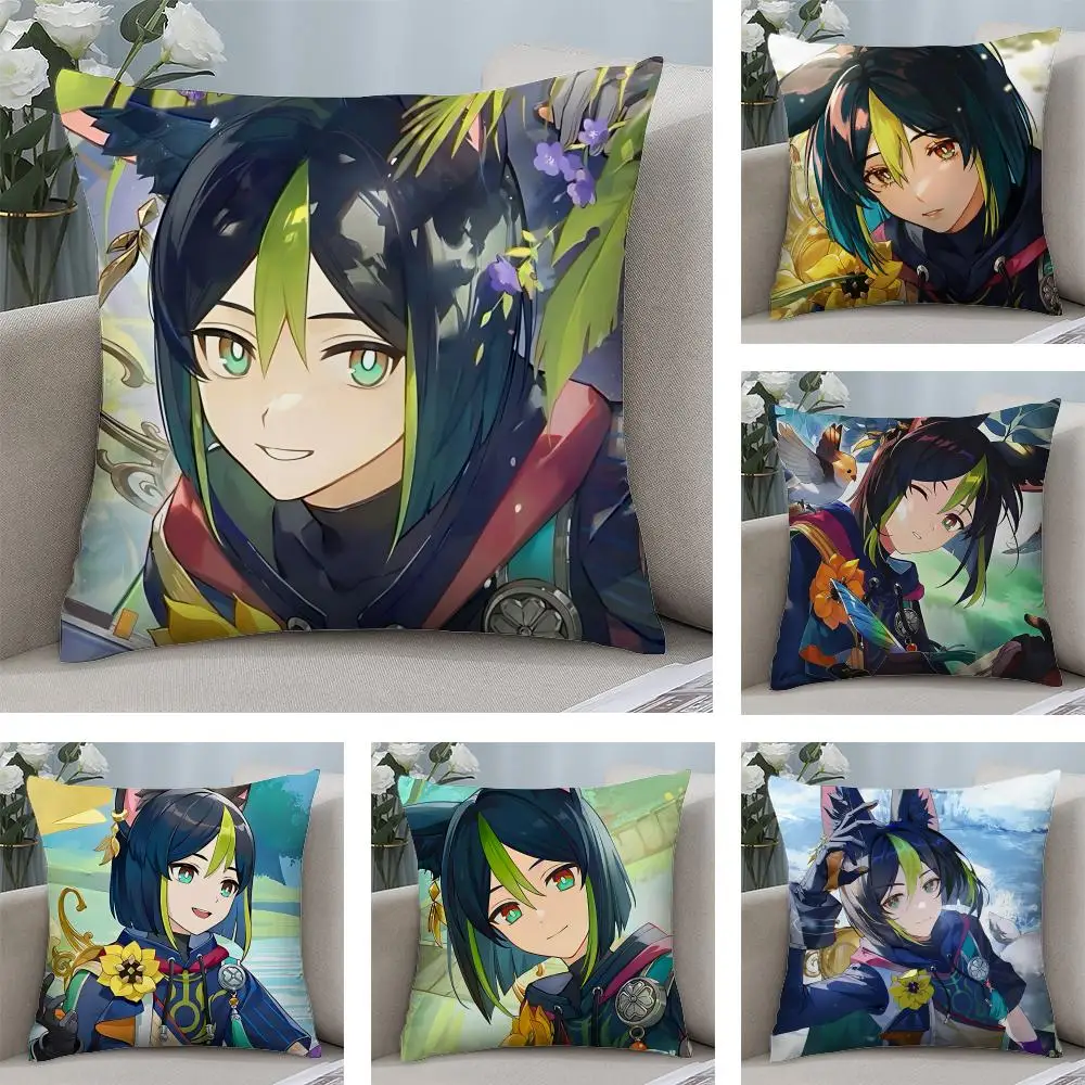 Tighnari Genshin Game Cushion Cover Square Pillow Bedroom Sofa Leisure Comfort Living Room Home Decoration 40X40
Tighnari Genshin Game Cushion Cover Square Pillow Bedroom Sofa Leisure Comfort Living Room Home Decoration 40X40
