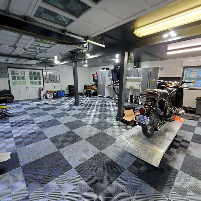 Heavy Duty Interlocking Plastic Garage Floor Tiles/removable Plastic Interlocking Warehouse Floor Mats Car Washshop
Heavy Duty Interlocking Plastic Garage Floor Tiles/removable Plastic Interlocking Warehouse Floor Mats Car Washshop