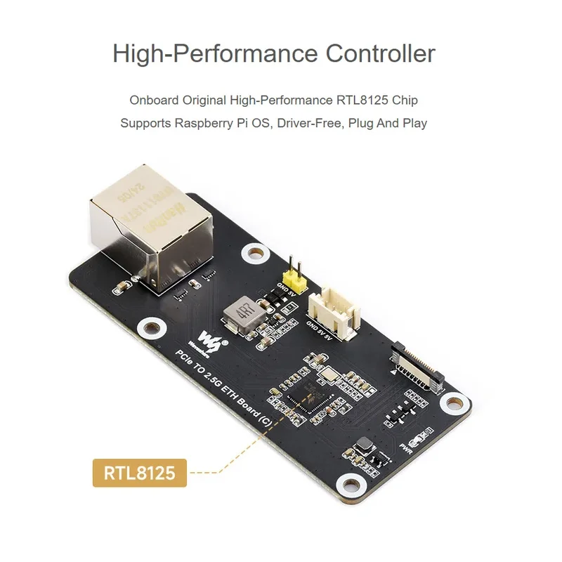 Raspberry Pi 5 Dedicated PCIe To Gigabit Ethernet Port Expansion Board Side Installation, No Drive Plug And
Raspberry Pi 5 Dedicated PCIe To Gigabit Ethernet Port Expansion Board Side Installation, No Drive Plug And