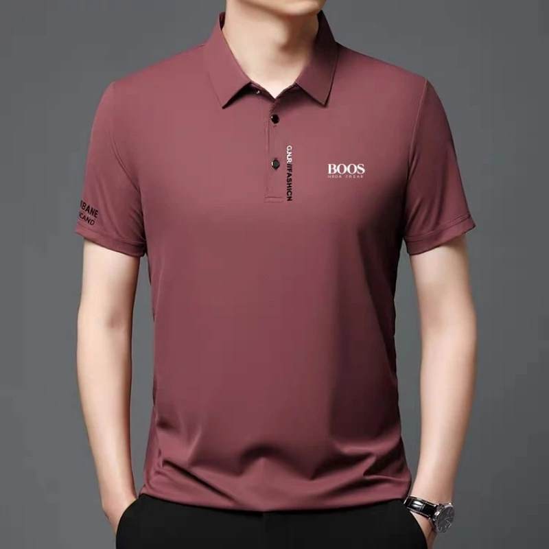 Ice silk shirt, men's short sleeved summer cool, breathable and comfortable, fashionable and versatile.
Ice silk shirt, men's short sleeved summer cool, breathable and comfortable, fashionable and versatile.